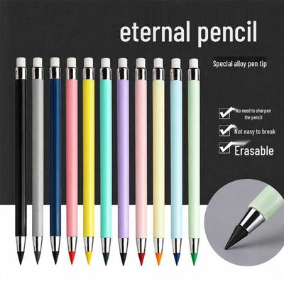 12-Color HB Sketch Pencil: Eternal Black Technology, Inkless, Student-Friendly, Corrects Posture, Durable, Break-Resistant