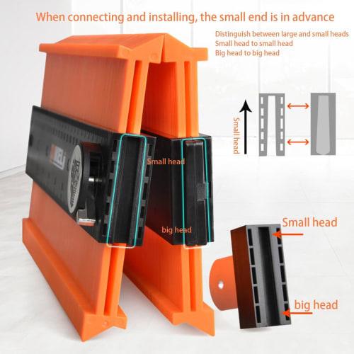 Contour Gauge Profile Tool - Shape Tracing Tool, Contour Gauge Duplicator | Adjustable Accurate Shape Copy Tool, Multi-Angle Profile Duplicator Gift f