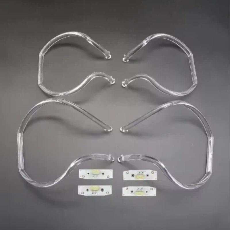 White LED Angel Eyes Circuit Board DRL Chip For BMW X3 F25 X4 2014-2017 Car Daytime Running Light Headlight Lamp Tube
