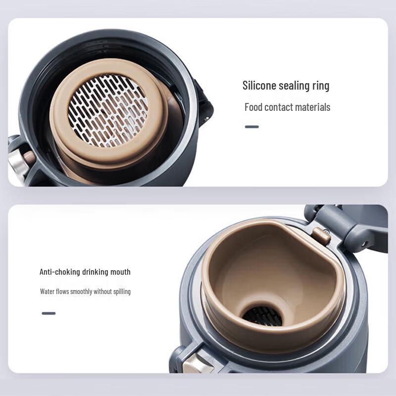 SUPOR 316L Stainless Steel One-Touch Insulated Tumbler