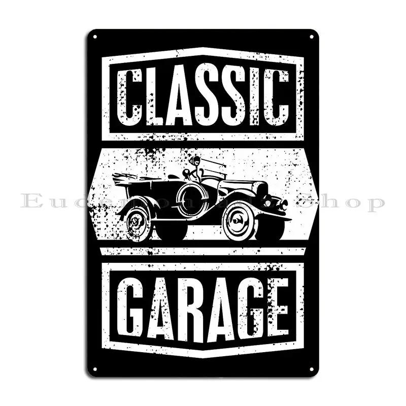 Classic Car Garage Etraveler Metal Plaque Poster Mural Living Room Customize Bar Cave Funny Tin Sign Poster