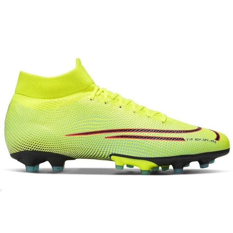 Nike Mercurial Superfly 7 Pro MDS AG Artificial Grass PRO M Yellowblack (Unisex) Soccer Shoes BQ5482 703