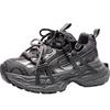 ZHR JT62 Damen Retro klobige Plateau-Sneaker
