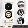Suitable for Huawei MateX7 Mobile Phone Case, Skin Feeling, Central Axis, Magnetic Attraction, Cartoon, Rotating Bracket, Shell and Film Integrated