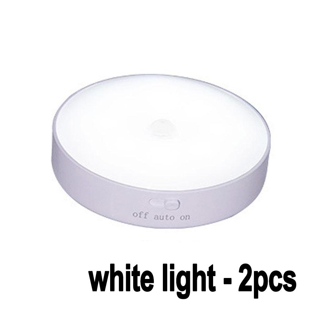 8 LEDS PIR-Bewegungssensor LED-Nachtlicht Wandlampen Wiederaufladbare Unterschrankleuchte Drahtlose Schrank-Nachtlampe
