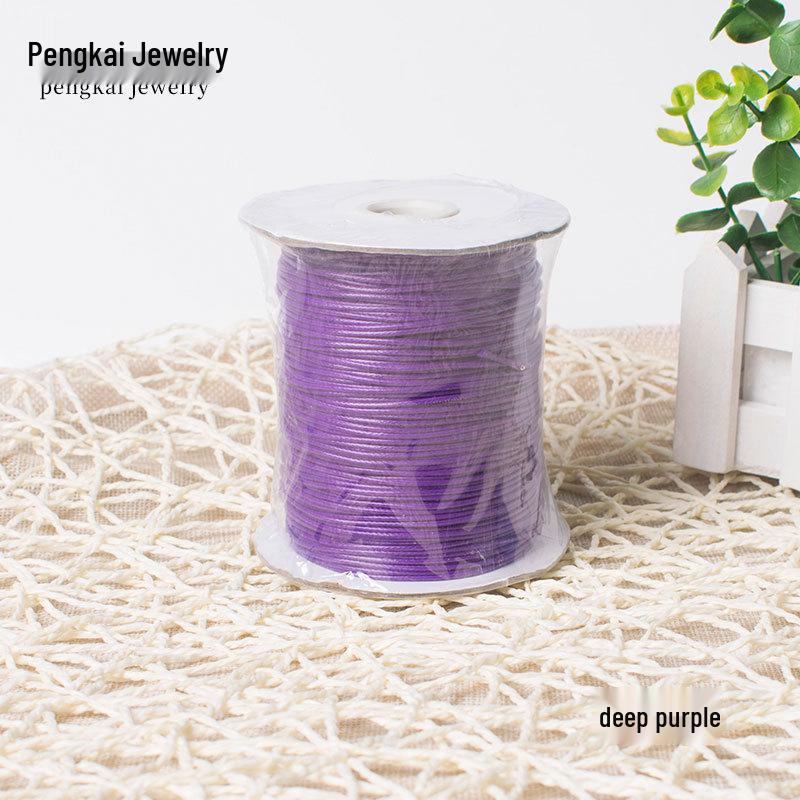 Colored Waxed Cord for DIY Bracelet and Necklace Making