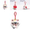 Penguin Plush Toy With Lion Dance Hanging Decor For New Year Celebrations