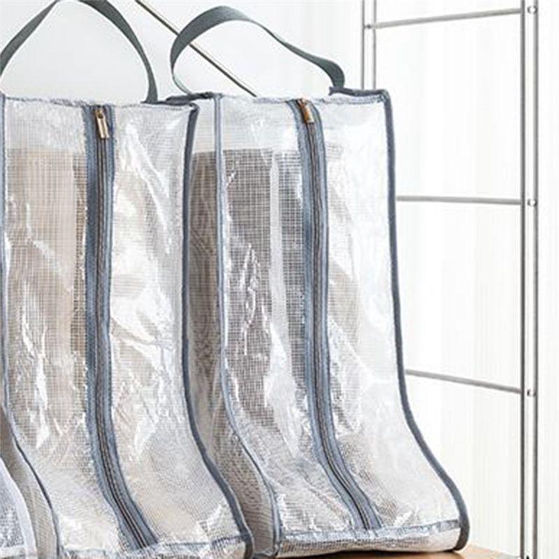J1UL1N Boot Storage Bag Dust Cover For Shoes Transparent Moisture-Proof Storage Protective Cover