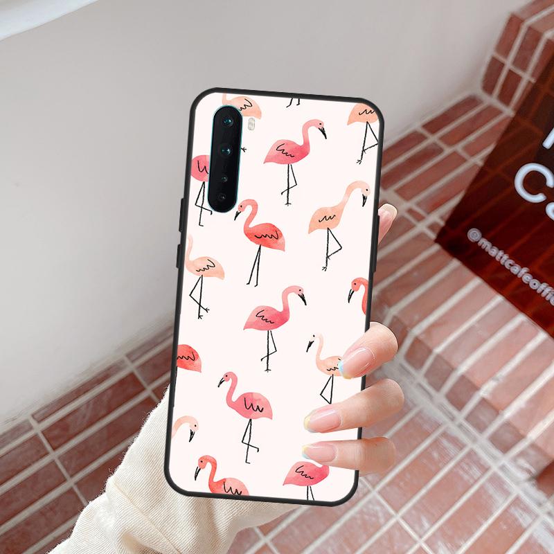 Flamingo Case For OnePlus 13R 12R 10R 13T 15 13 12 11 10T 8T Nord CE 4 3 2 Lite N20 N30 Nord 5 Cover