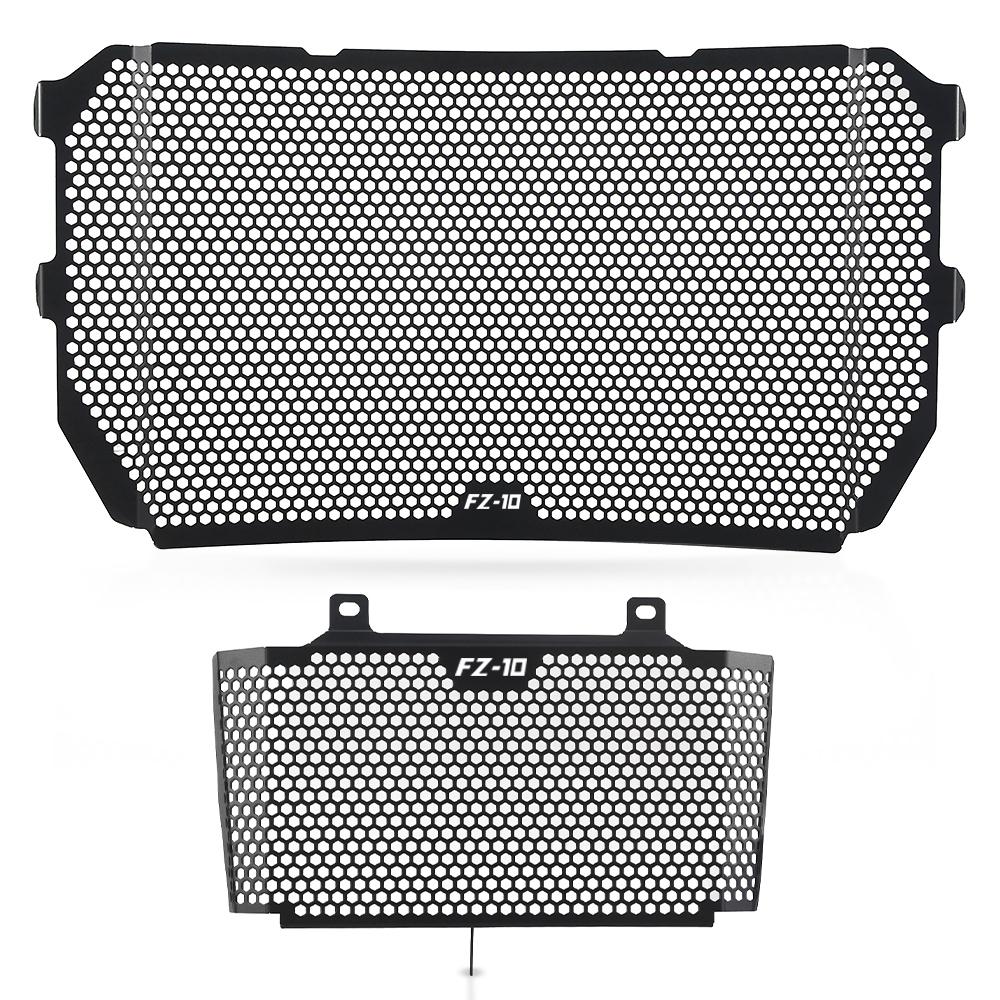 For Yamaha MT-10 MT10 MT 10 FZ10 FZ 10 FZ-10 2016-2025 2024 Motorcycle Radiator Grille Guard Oil Cooler Cooling Cover Protection