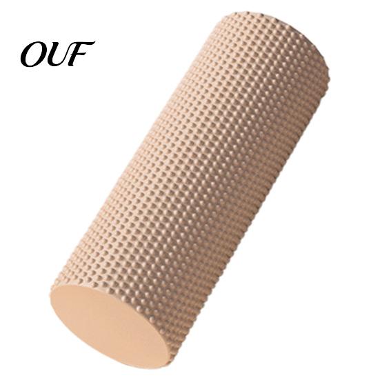 Lightweight Workout Equipment EVA Foam Roller for Yoga Pilates, Textured Muscle Massage Roller, Dotted Texture Back Pain Physical Therapy Deep Tissue