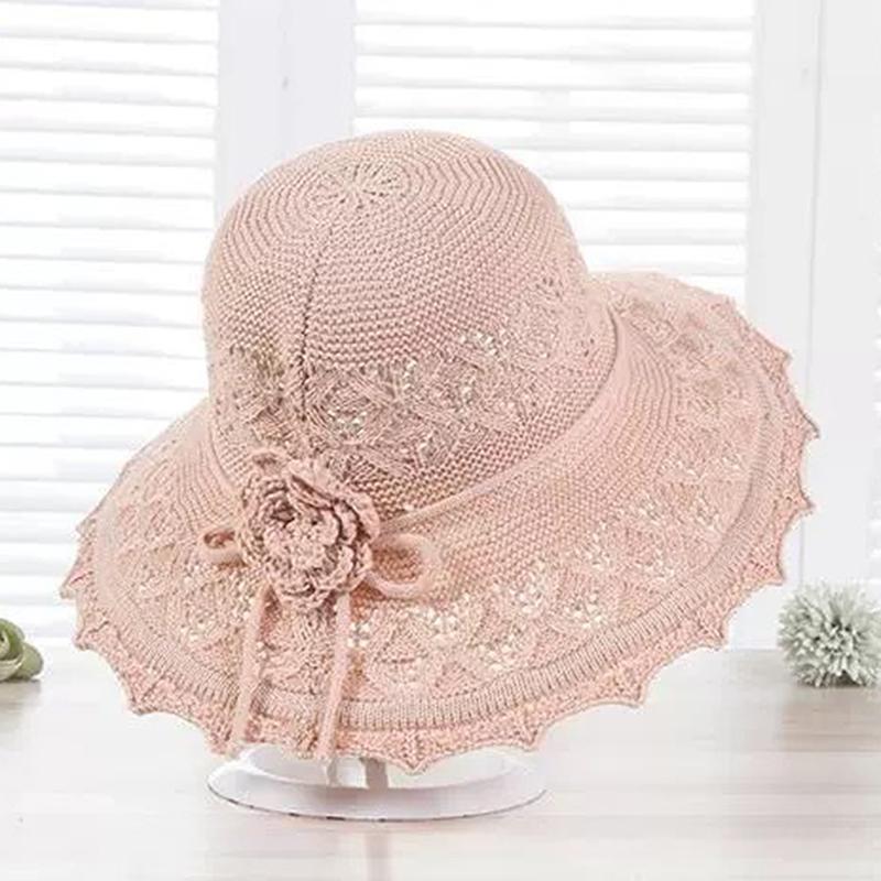 Spring Summer Foldable Sunshade Hat Lady Girls Fisherman Hat Buckets Hat Sunscreen Cap Outdoor Beach Adjustable Cap Women Hat