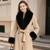 Detachable Faux Fur Scarf Shawl Warm Texture Neck Warmer Collar Cuffs Set  Birthday Party