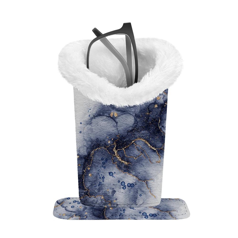 Plüsch Brillenständer PU Brillenhalter Tragbares Brillenetui für Zuhause Büro