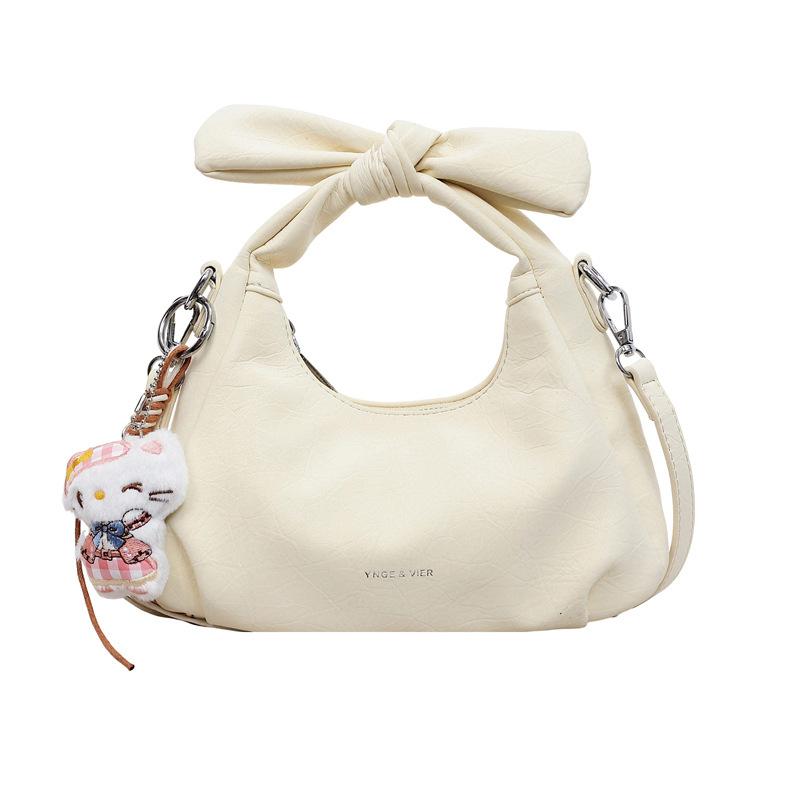 Нишевая дизайнерская портативная сумка-пельмень женская 2026 весна новая мода повседневная наплечная сумка-мессенджер without pendant жёлтый