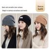 JIUMU Women's Pure Wool Winter Knitted Beanie