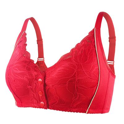 Lace Underwear Front Buckle Underwear Women's Underwear Shaped Adjustable Shoulder Straps Elderly Underwear Strapless Underwear Oversized Bra