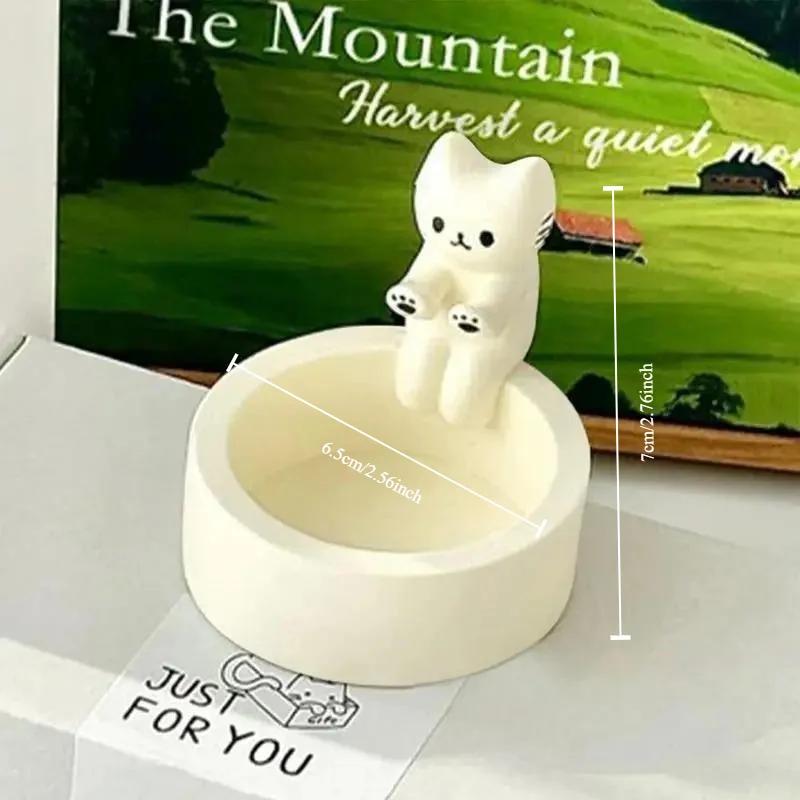 1 шт. Свічник кошеня Зігріваючі лапки Мультяшний свічник Смішний Креативний Милий Ароматний Жаростійкий Вироби Декор для дому