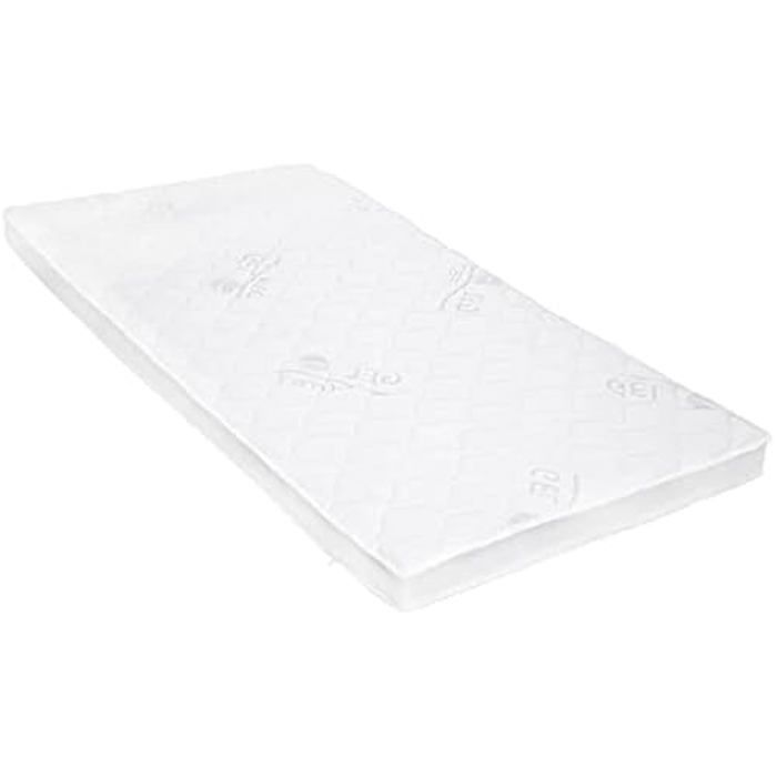 Sur-matelas - VIDAXL - 90 x 200 cm - Mousse Gel 7 cm - Lavable - Respirant