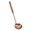 Stainless Steel Ladle Spoon Big Soup Ladle Kitchen Spatula Turner Cooking Tool Rose Gold 02#