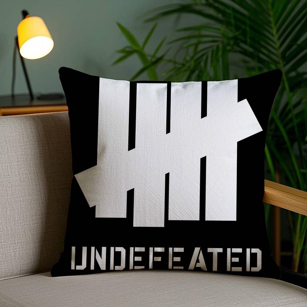 5 Ränder Cool Oslagbar-U Kuddfodral Kvalsterdammsskyddande Kuddfodral Osynlig dragkedja Silkeslen kort plysch Soffkuddfodral