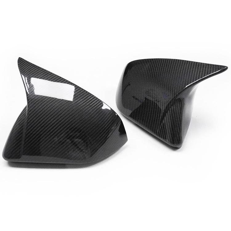 Ford Mustang US/China/Europe Spec Dry Carbon Fiber Rearview Mirror Horn Cover