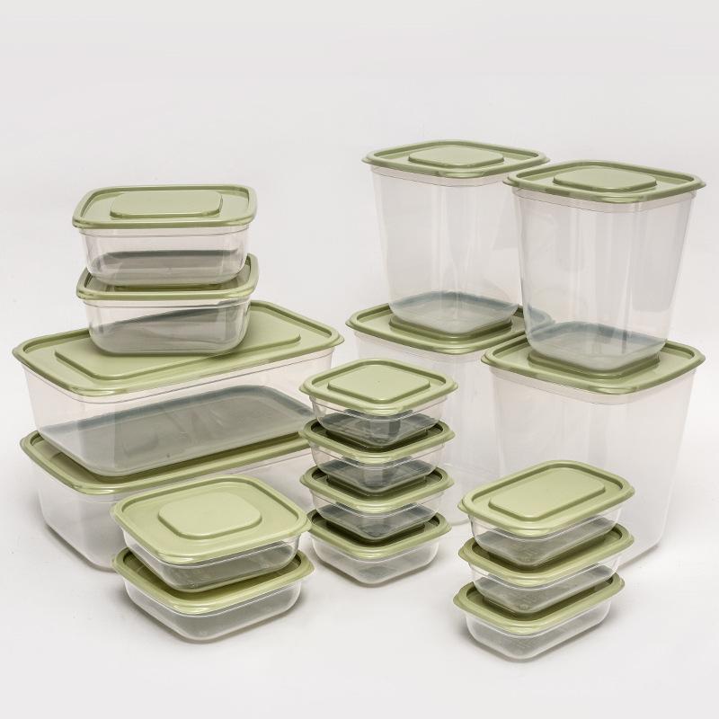 

17 шт./комплект кухонный ящик для хранения холодильник пищевой контейнер закуски орехи распределительные коробки штабелируемый микроволновая печь органайзер для еды