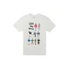 Vans T Shirts Women's White Crew Neck Moderate Straight Fit VN0A4MNLWHT