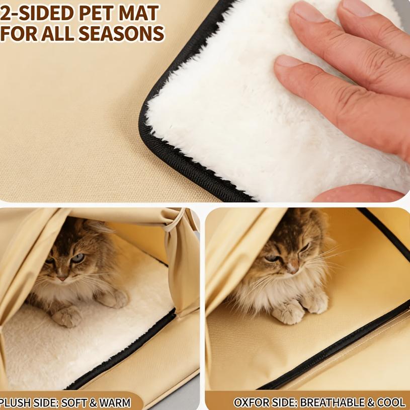 KEMORELA Tent Bed For Pets In Summer Ideal For Cats Hamsters Rabbits All Seasons With Ventilation And Portability Pet Supplies