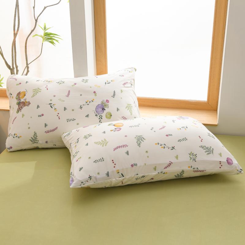New Floral Spring Summer Quilt and Pillowcase Soft Skin-friendly Single Double Blanket Knitted Breathable Thin Comforter Duvet