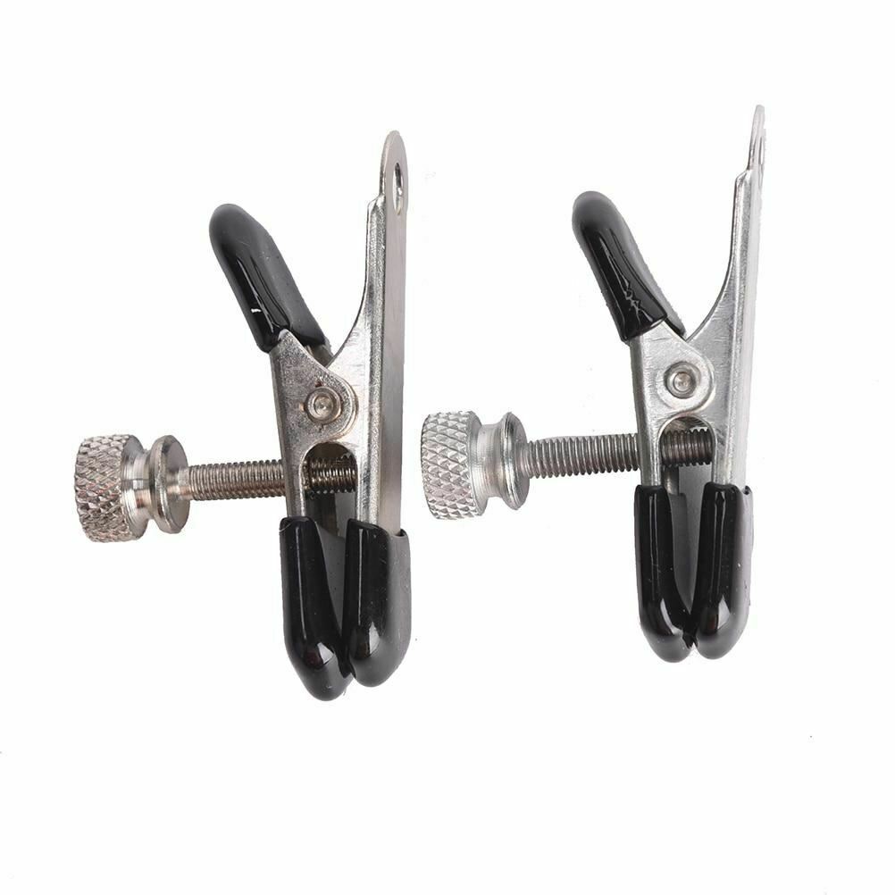 Metal Nipple Clamps Breast Labia Clips  Restraints  Nipple & Clitoral Toys