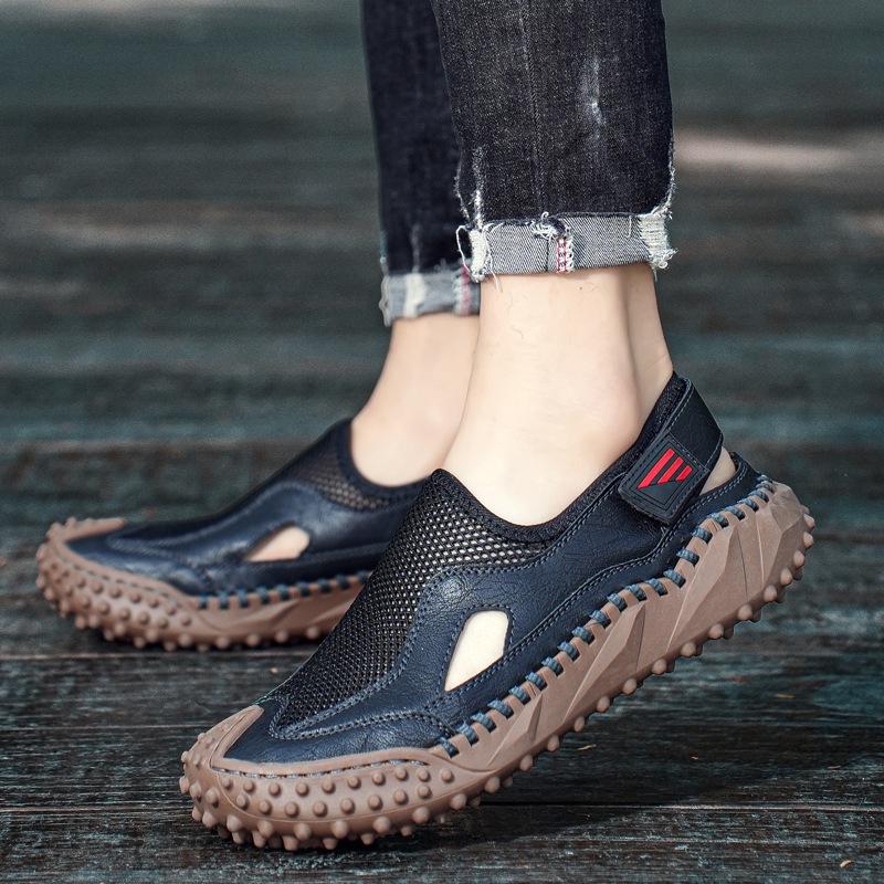 2025 Independent Station Summer New Breathable Versatile Casual Men's Shoes Popular Large Size Baotou Middle East Sandals
