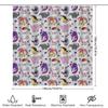 Rainbow Pride Shower Curtain Lgbt Bathroom Decor Transgender Flag Shower Liner Lgbtq+ Washable Backdrop