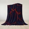 Lava Wave Flannel Blanket Warm Soft Halloween Christmas Couch Warm Cozy Decorative Decor Gift for All Season