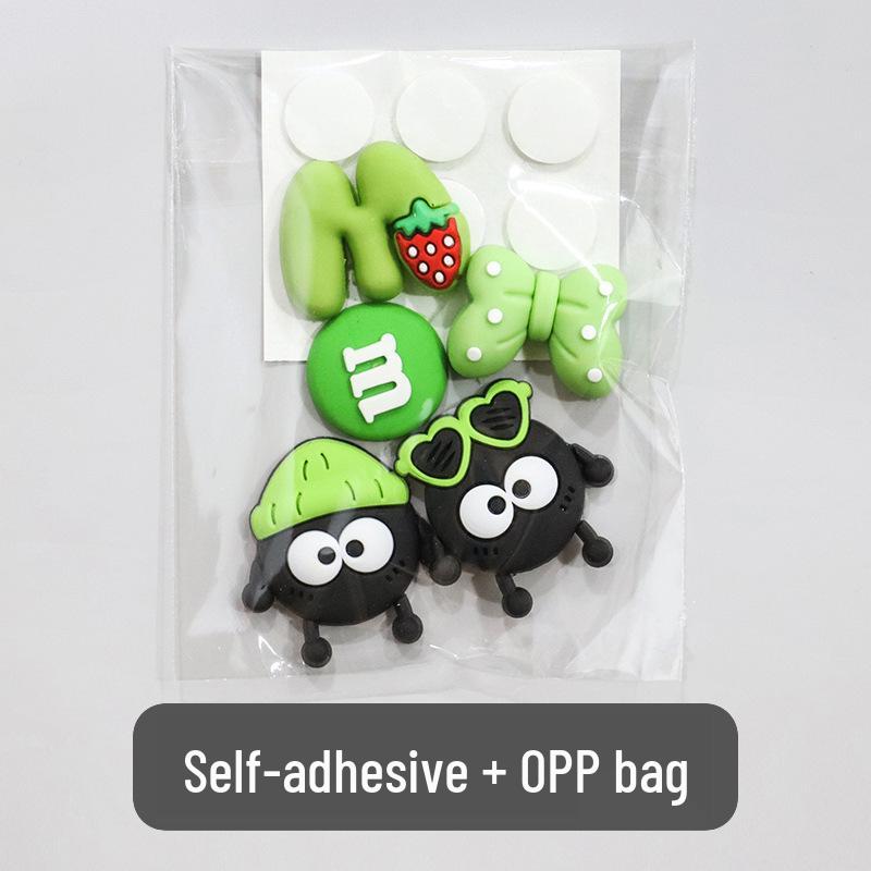 3D Cartoon Water Cup Sticker: Soft Glue Decoration, Mixed Style DIY, No-Trace Adhesive, Cute Phone Case, Refrigerator Magnet