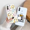 Transparent Case for Samsung A04 A14 A23 M33 M53 Realme 10 9 C35 C55 VIVO X80 Infinix Hot 30 Note 11 Tecno Spark 8P Pro L-18 Pochacco Dog