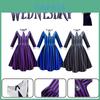 Wednesday Addams Cosplay Okul Üniforması The Addams Family Elbise Karnaval Partisi