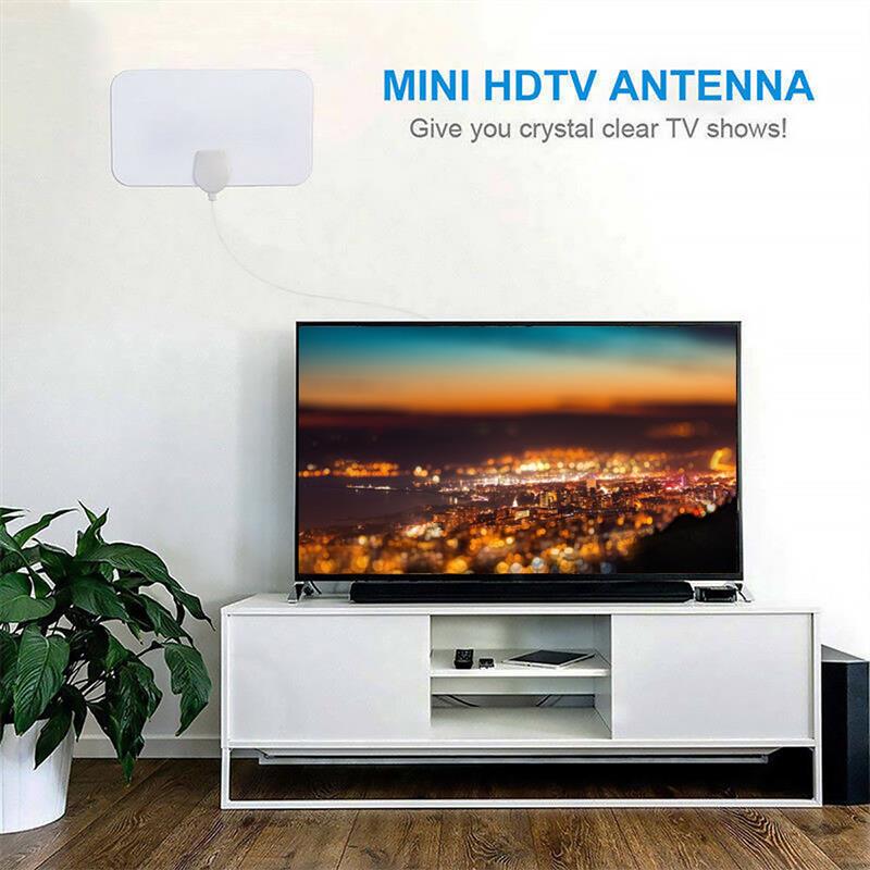 1080p Antenna Home Hotel TV Digital HD Indoor Aerial 200 Miles Range Indoor Digital Antenna