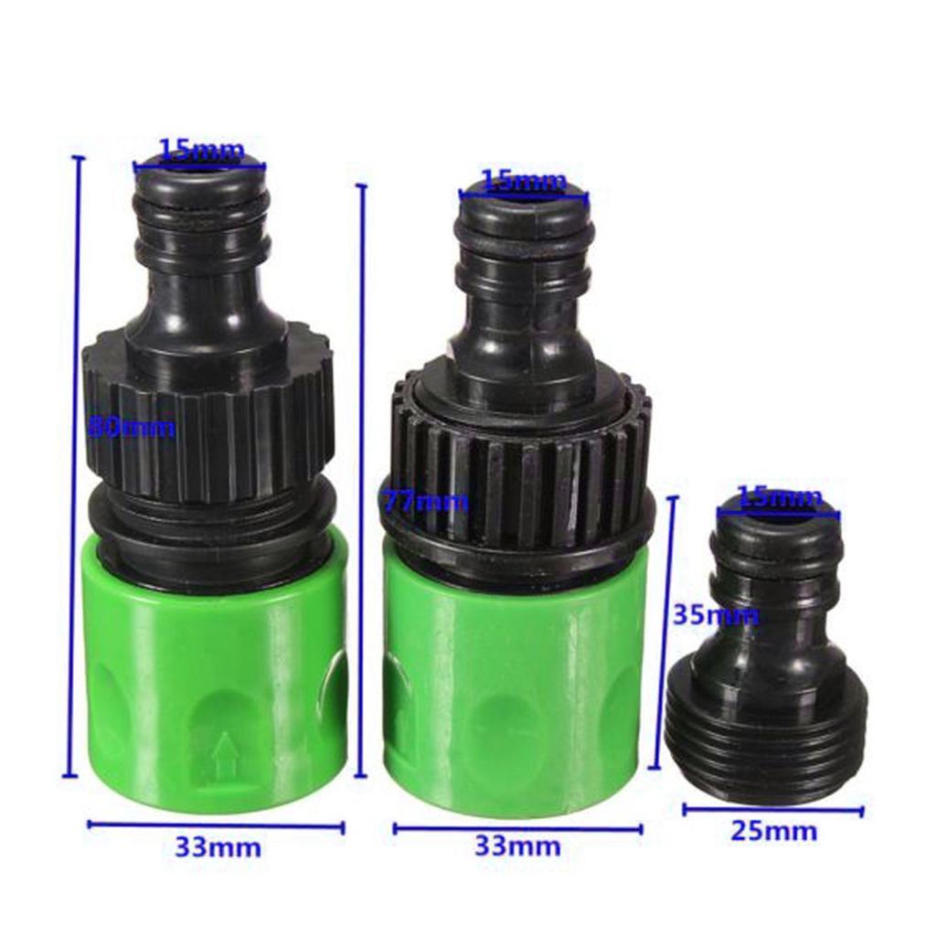 5Pcs Garden Hose Quick Connect Plastic Hose Tap Adapter New Set Connector 5Pcs Garden Hose Quick Connect Plastic Hose Tap Adapter New Set Connector