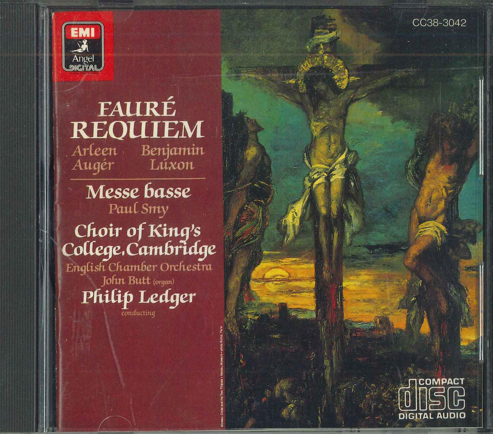 

CD PHILIP LEDGER - Faure Requiem Messe Basse CC383042 EMI 1983 Japan Classical Used