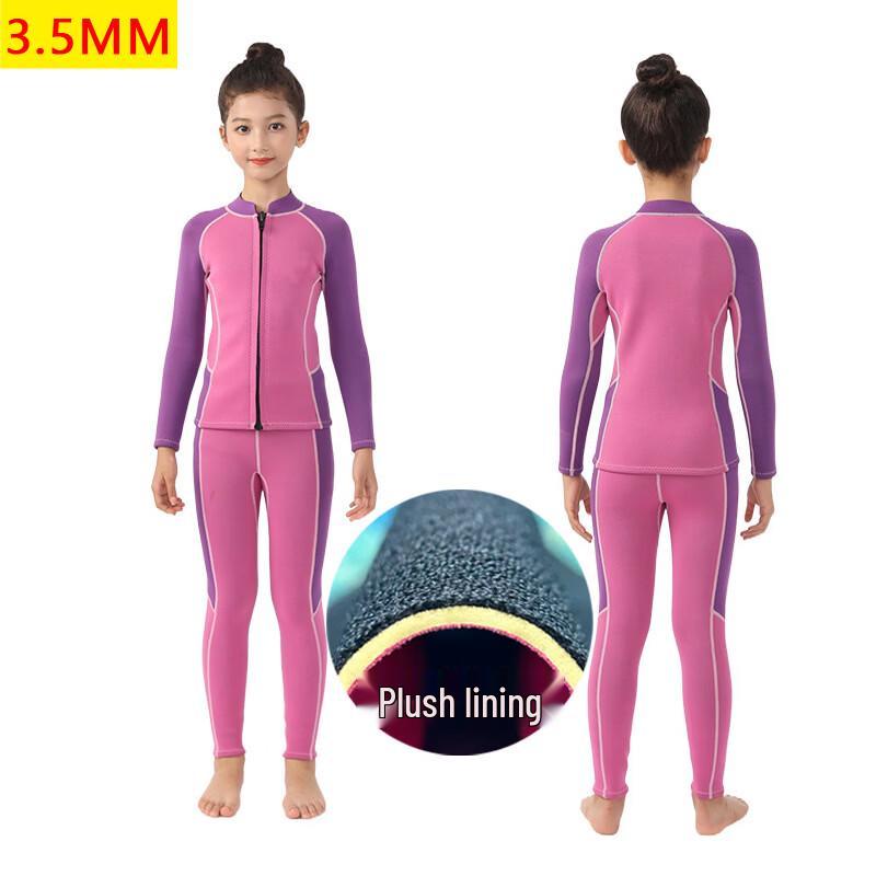 Kids Thermal Two-Piece Wetsuit for Swimming and Surfing