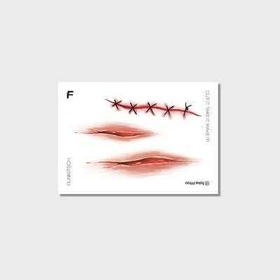 Scar Tattoo Sticker