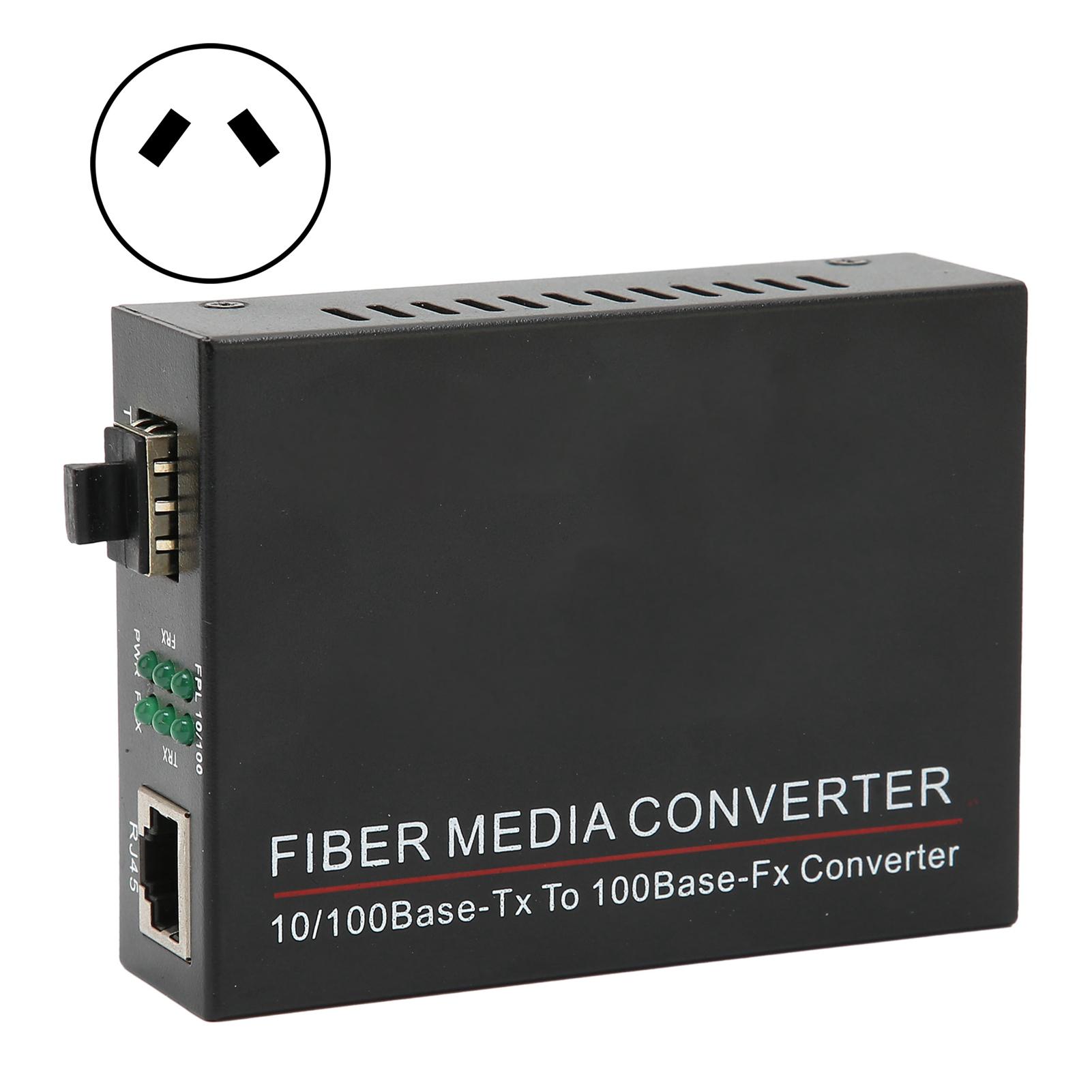 

Fiber Transceiver Durable TBCMC3300ESFP 100M SFP RJ45 Fiber Optic Router US Plug