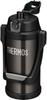 Thermos Water Bottle Vacuum Insulated Sports Jug Black Gray BKGY 2.0L FFV-2000