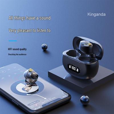 Waterproof Noise-Cancelling TWS Bluetooth Earbuds with Touch Control and Digital Display