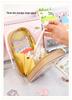 Large Capacity Cute Cartoon Transparent Pencil Case for Students