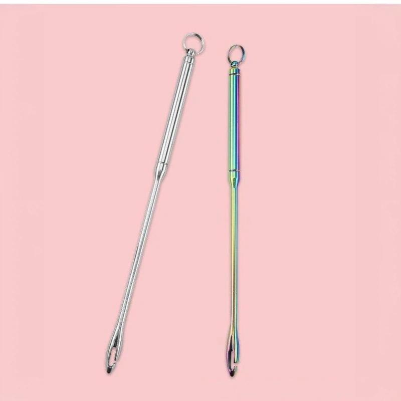 Fishing Hook Remover Stainless Steel Practical Fishing Gift Extended Deep Throat Head Unhooking Tool for Fishing Lovers