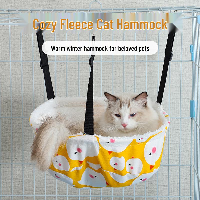 Verstelbare Kattenhangmat en Koelmat voor Kooi