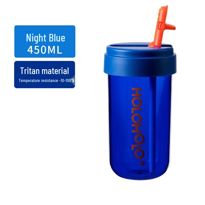 HOLOHOLO Large Capacity Tritan Sports Straw Bottle