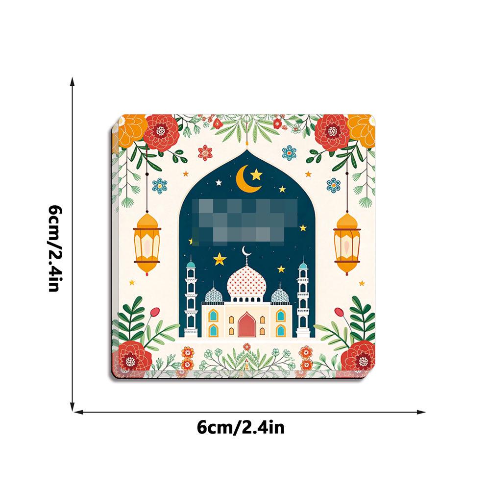 Middle Eastern Ethnic Style Acrylic Fridge Magnet Festival Home Decoration Sticker